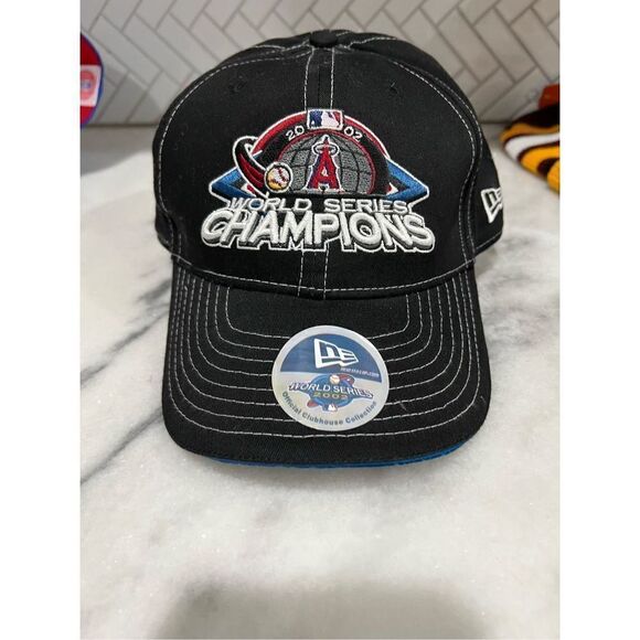 California Angels Hat Baseball Cap New Era MLB 2002 World Series Champions Retro - Picture 1 of 4